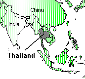 Map of Thailand